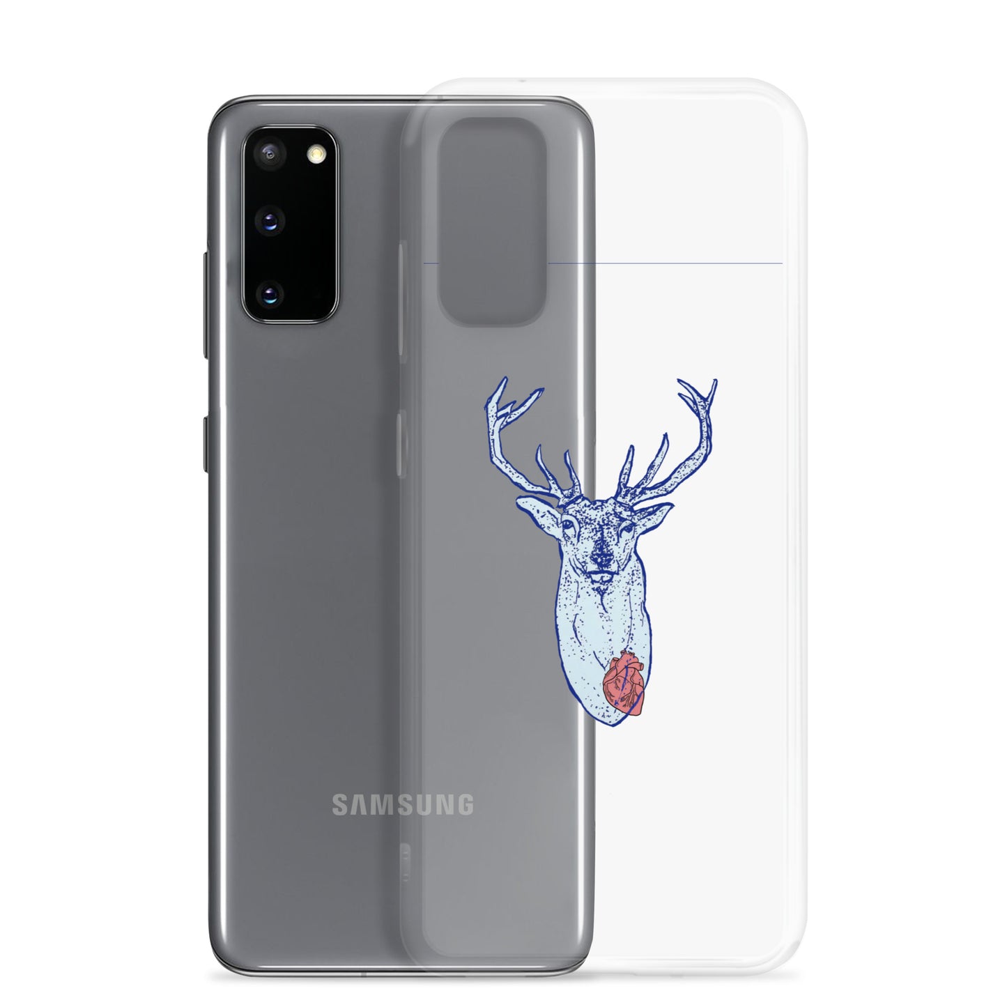 I have a heard - Oh Deer - Clear Case for Samsung®