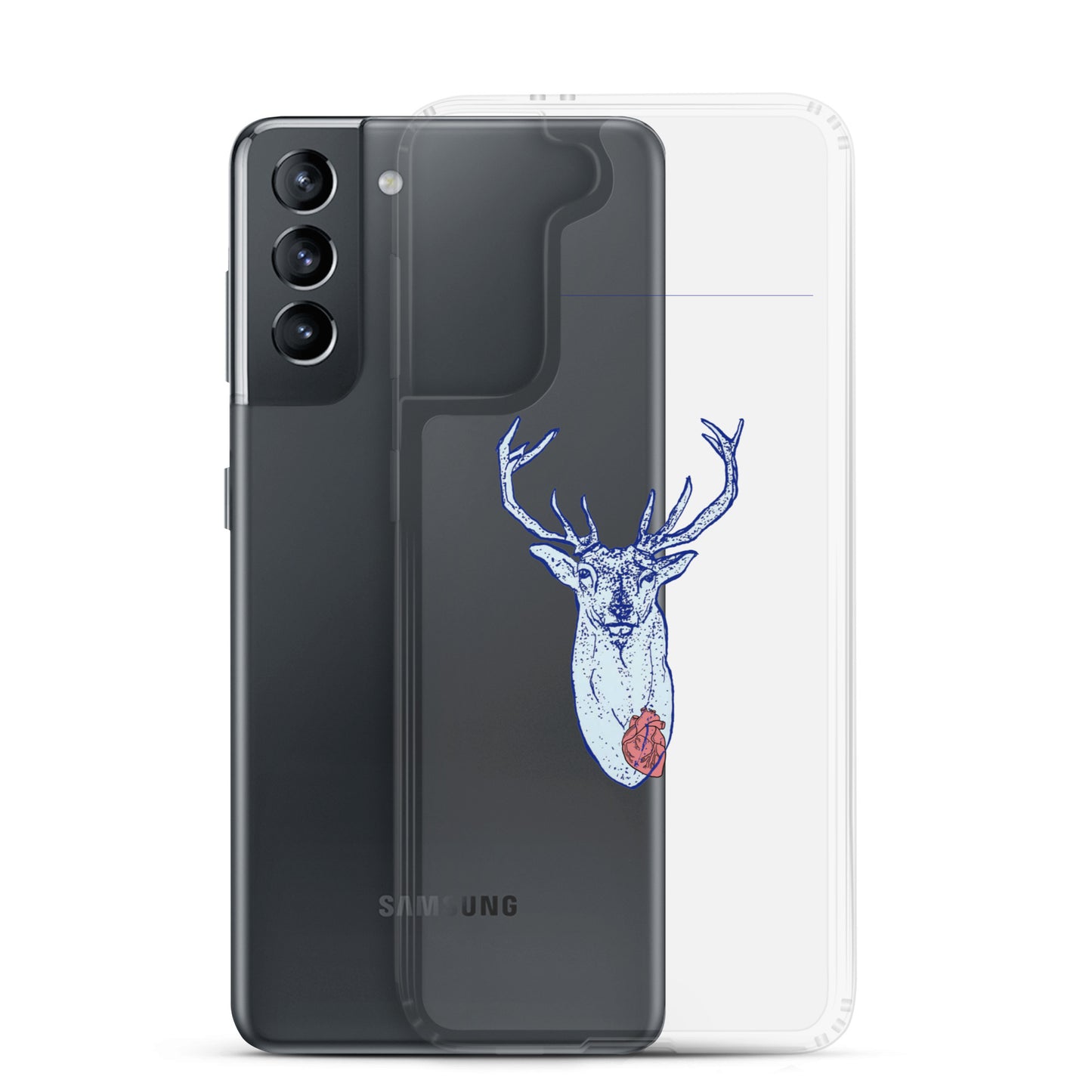 I have a heard - Oh Deer - Clear Case for Samsung®